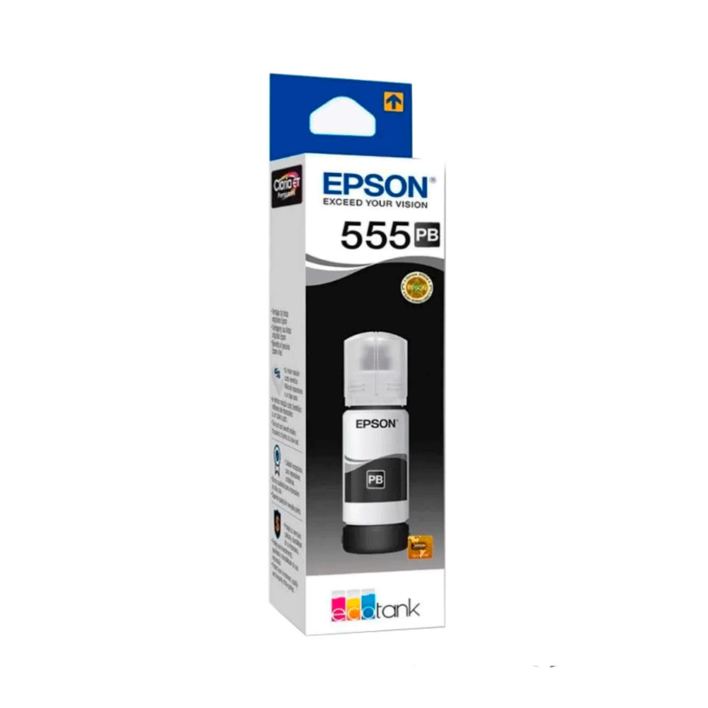 Imagen 2 del producto Botella de Tinta Epson 555 Negro T555120, 70ml