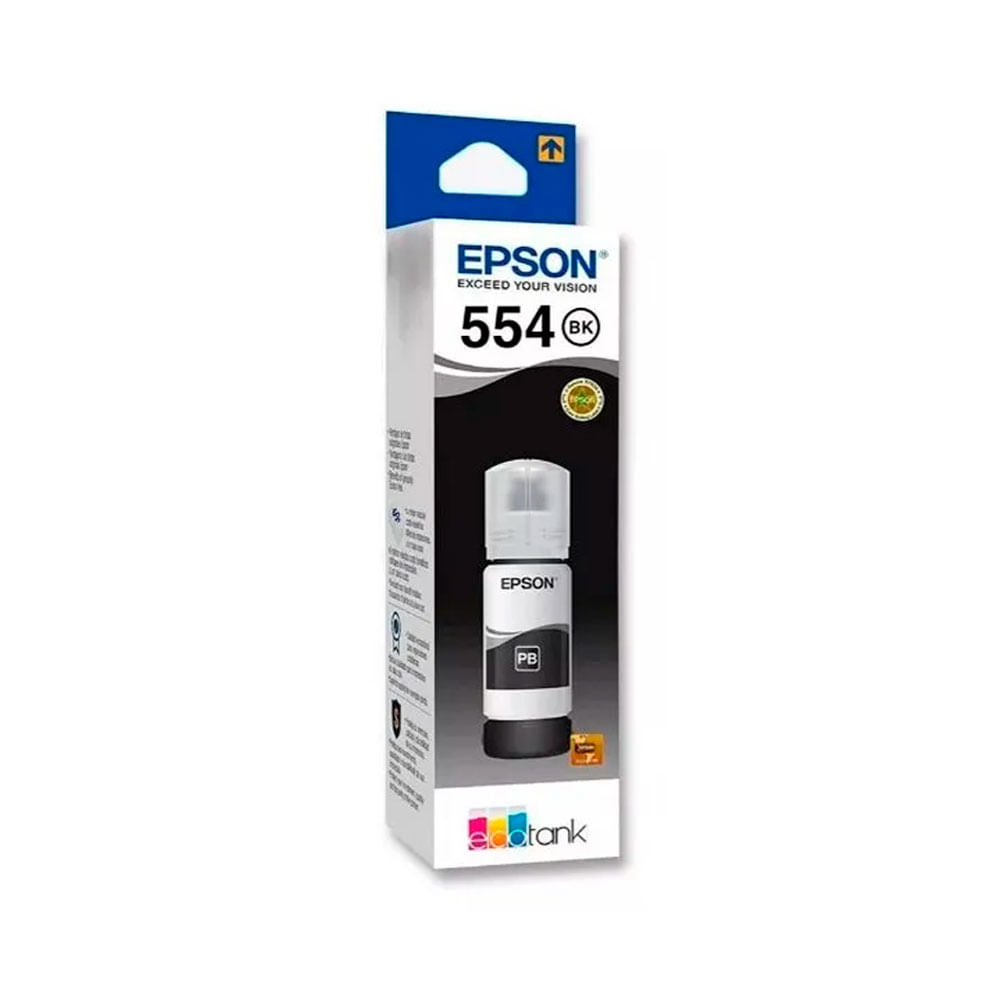 Imagen 2 del producto Botella de Tinta Epson 554 Negro T554120-AL, 70ml