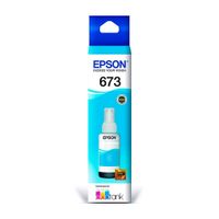 Botella de Tinta Epson 673 Cyan T673220 L800/L850/L1800