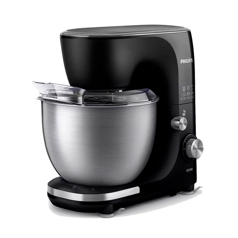 Batidora Planetaria Philips HR7922_90, 800 watts, capacidad 5 litros, 12 velocidades, negro