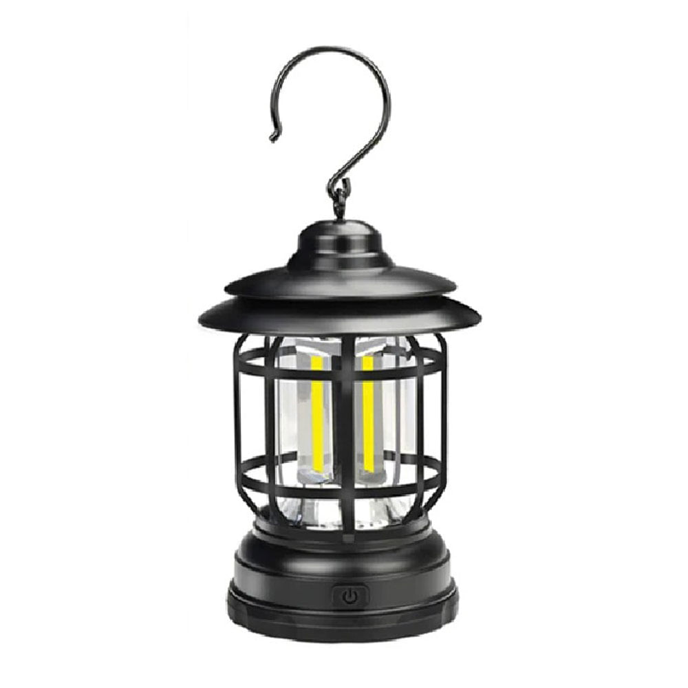 Lámpara de campamento Genérico 600 lúmenes, a pilas, negro