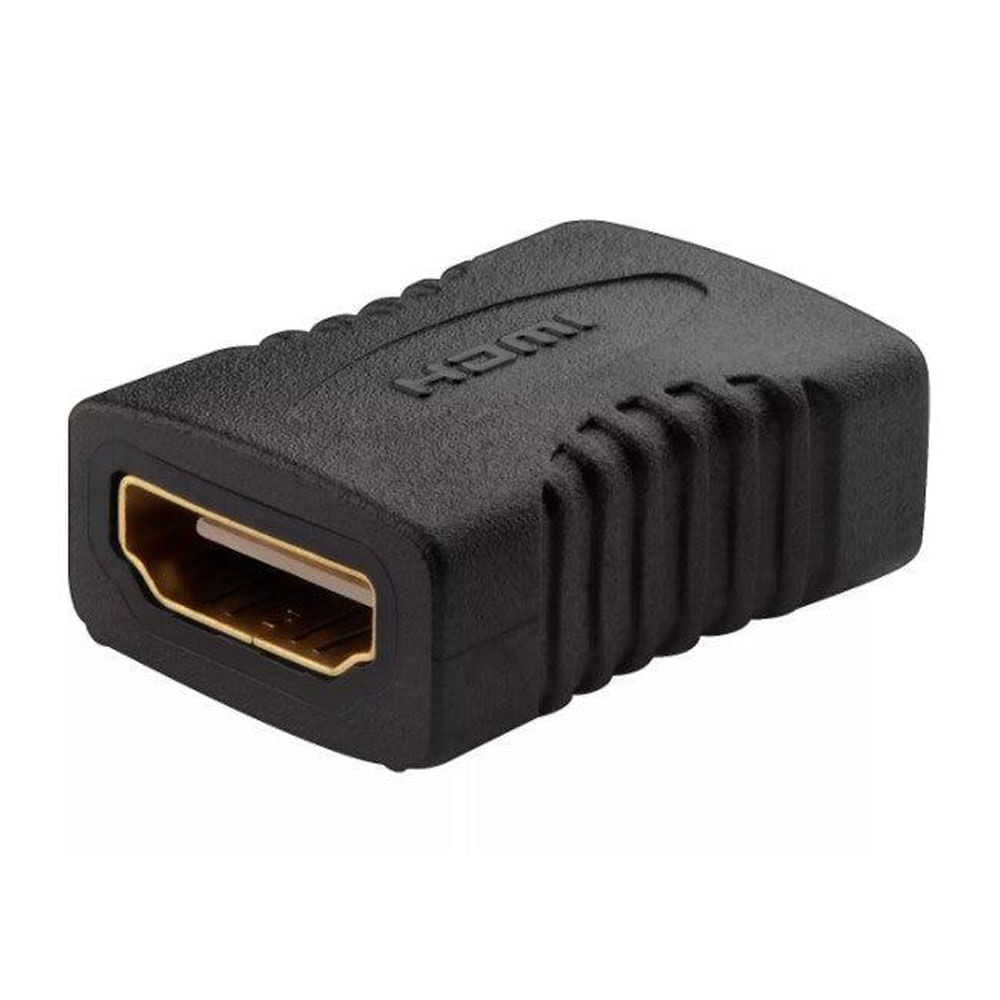 Adaptador Genérico HDMI, hembra a hembra, negro