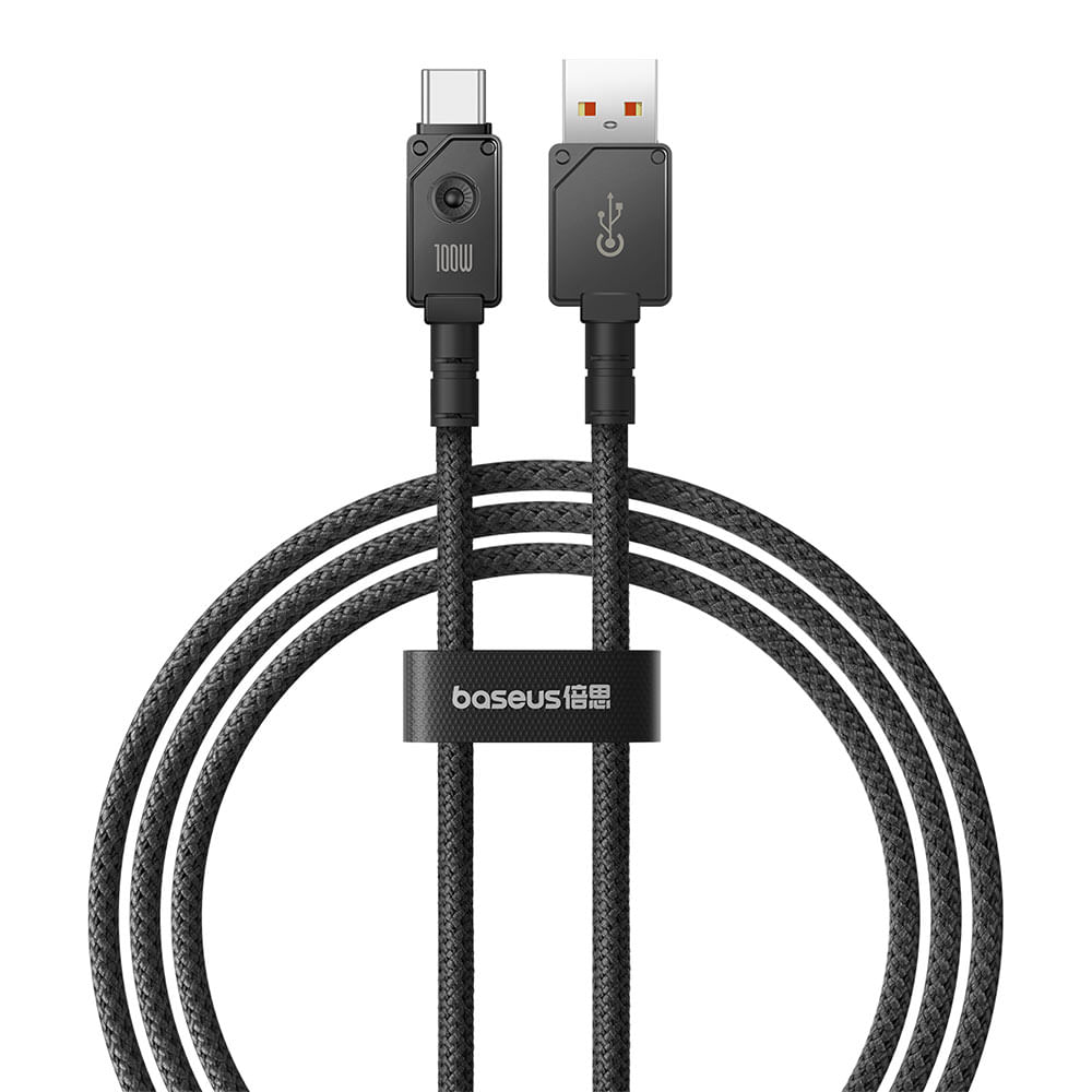 Imagen 1 del producto Cable Tipo-C a USB Baseus 1m, 100W, series indestructibles, negro