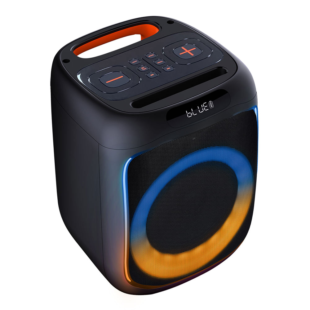 Parlante de torre bluetooth Decibel Boom 3 XL 60W de potencia, Radio FM, negro