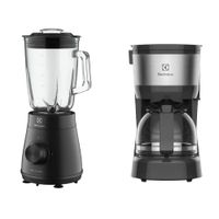 Combo Licuadora 500W con Tecnología TruFlow EBS20 + Cafetera automática 15 tazas expresso ECM10 Electrolux