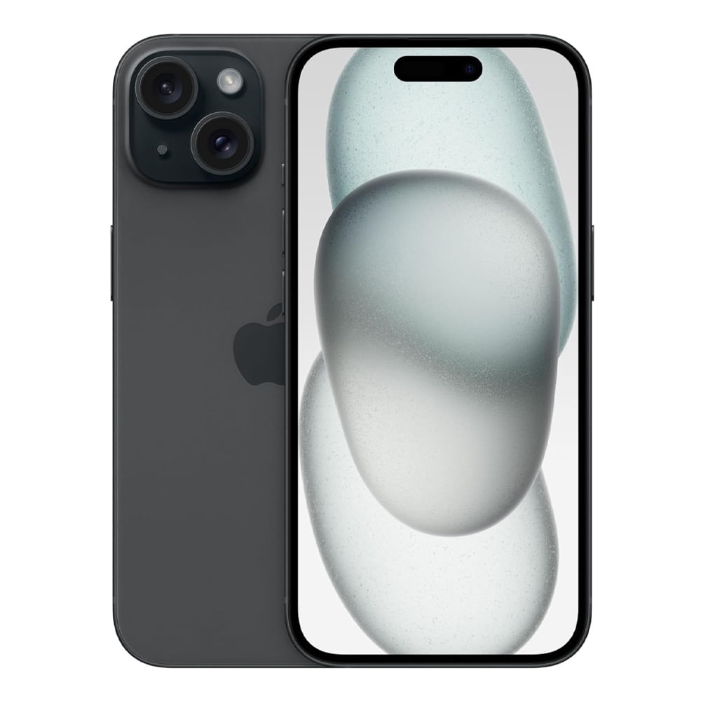 iPhone 15 c/CHiP 128GB, 6GB RAM, cámara trasera 48MP y frontal 12MP, 6.1", negro
