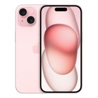iPhone 15 128GB, 6GB RAM, cámara trasera 48MP y frontal 12MP, 6.1"", rosado