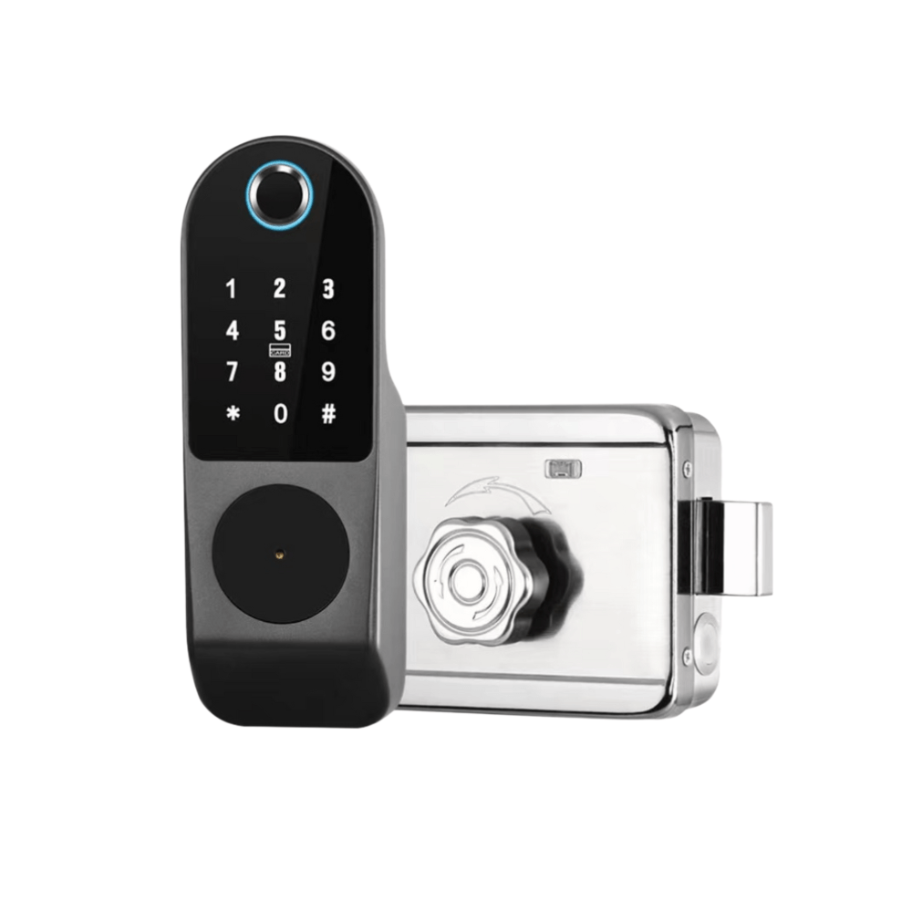 Cerradura smart GC Electric CE1-0141, 5 métodos de apertura,  negro