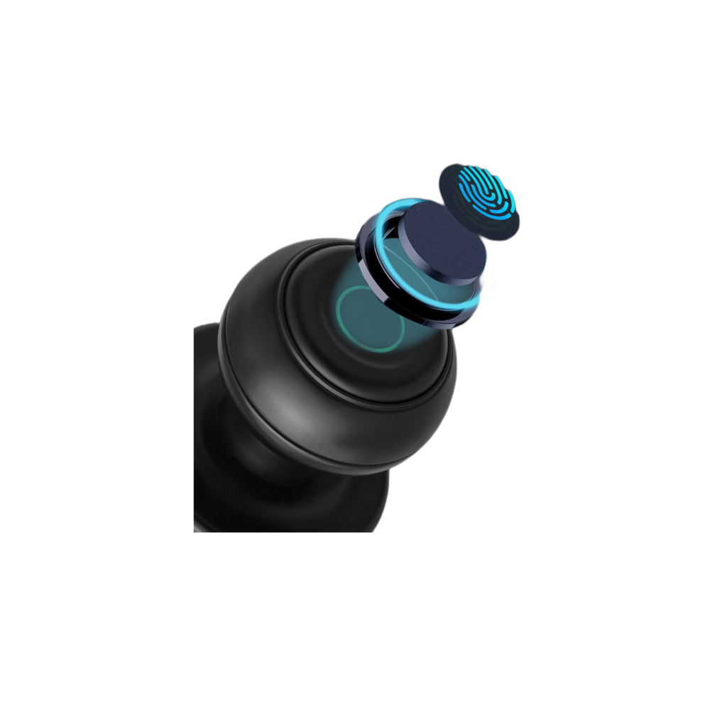 Imagen 2 del producto Cerradura smart Bluetooth GC Electric interiores, 3 métodos de apertura, negro