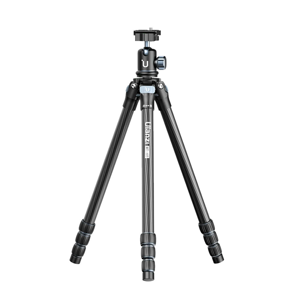 Tripode Ulanzi MT-60 altura máx. 1.62 m, carga máx. 10 kg, fibra de carbono, negro
