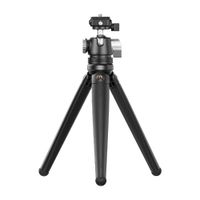 Trípode Ulanzi MT-68 altura máx. 2.22 cm, carga máx. 3 kg, aleación de aluminio, negro
