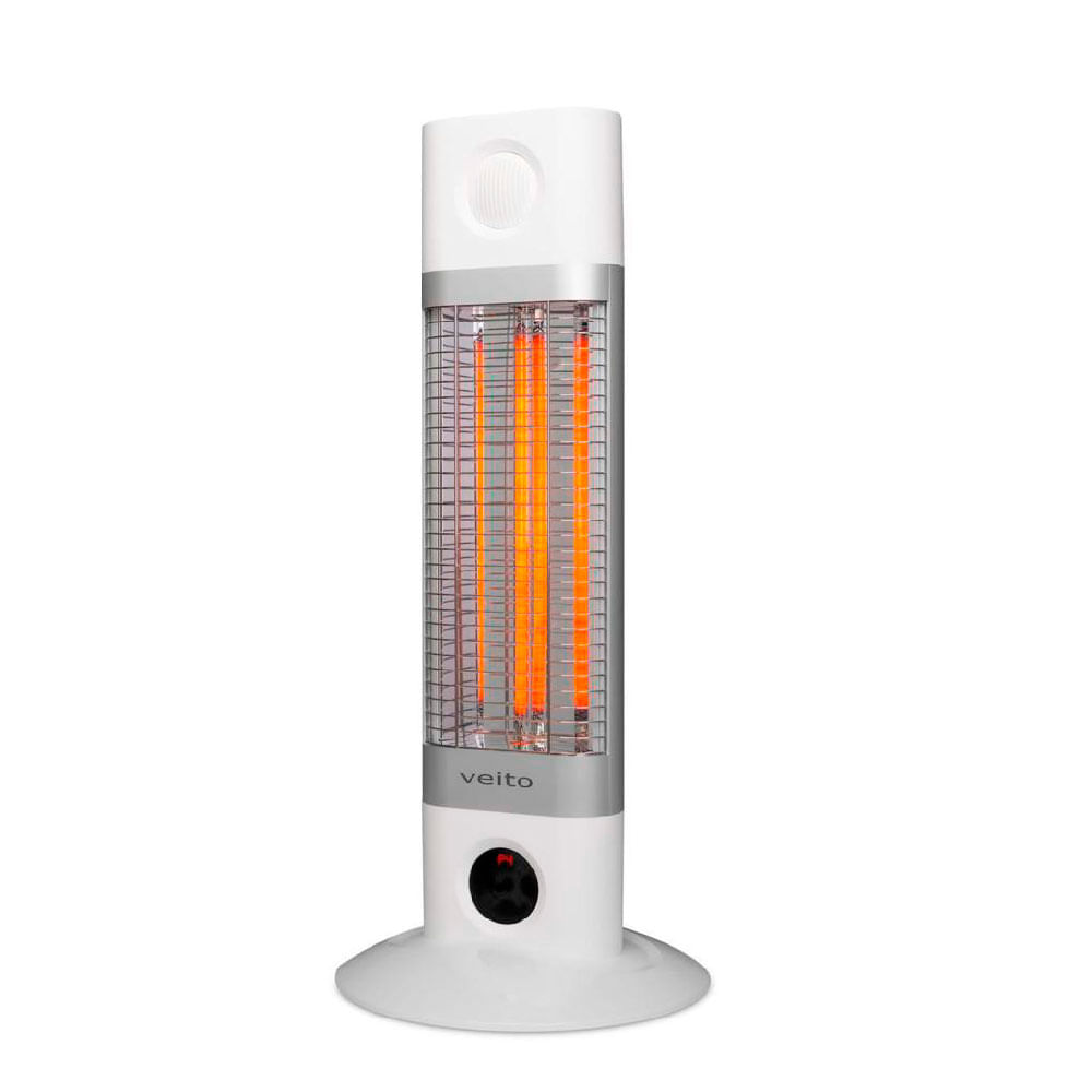 Calefactor portátil Veito CH1200 RE 1200w, cobertura 12m2, blanco