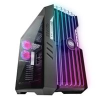 Gabinete Cooler Master HAF 700 EVO ARGB, Mini-ITX / Micro-ATX /ATX/SSI CEB/SSI EEB/E-ATX, Panel lateral vidrio templado, sin fuente, negro
