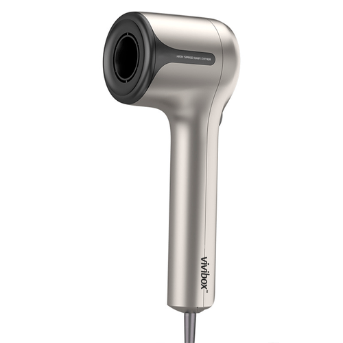 Secadora de cabello Vivibox 1500W, 2 niveles de velocidad, 2 niveles de temperatura, gris