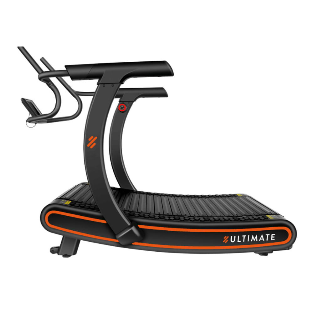 Trotadora curva Ultimate Fitness C1000 Elite peso máx. 200 kg, rojo