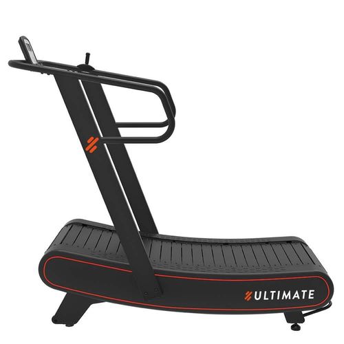 Trotadora curva Ultimate Fitness C500, velocidad 14 km/hora, peso máx. 110 kg, negro