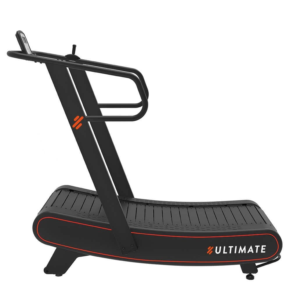 Imagen 1 del producto Trotadora curva Ultimate Fitness C500, velocidad 14 km/hora, peso máx. 110 kg, negro