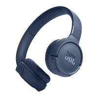 Audífonos bluetooth on ear JBL T520 Pure Bass almohadillas acolchadas, máx. 57 horas, control de música y llamadas, azul