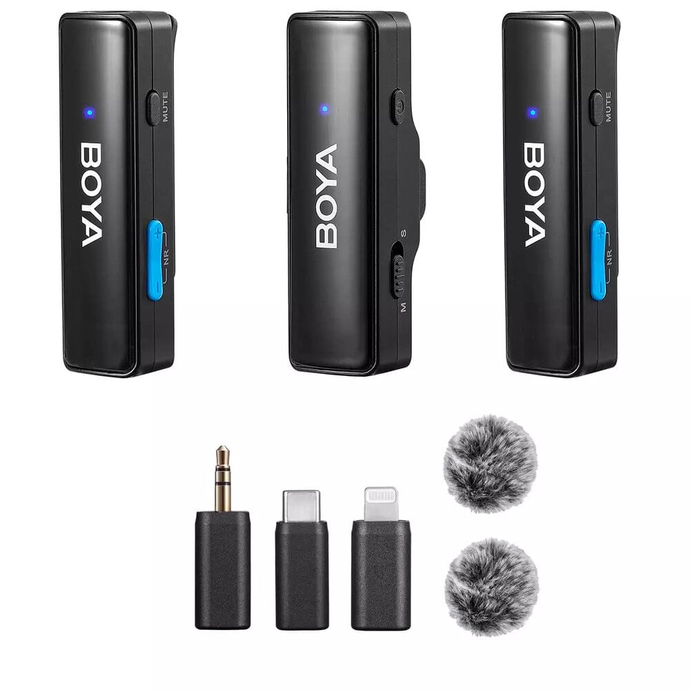 Imagen 2 del producto Micrófono Inalámbrico Boyalink A2 Dual 3EN1 Tipo C, IPhone, TRS