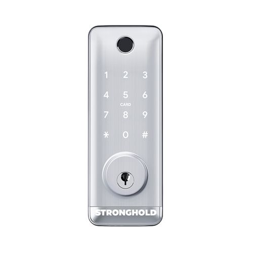 Cerradura bluetooth Stronghold Codi wifi, 5 métodos de apertura, para oficina, plateado