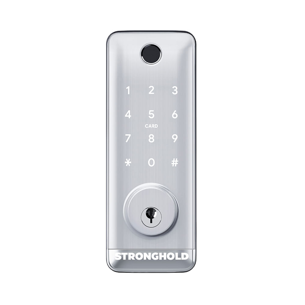 Cerradura bluetooth Stronghold Codi wifi, 5 métodos de apertura, para oficina, plateado