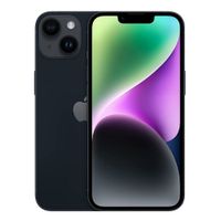 iPhone 14 256GB, 6GB RAM, cámara trasera 12MP y frontal 12MP, 6.1"", negro