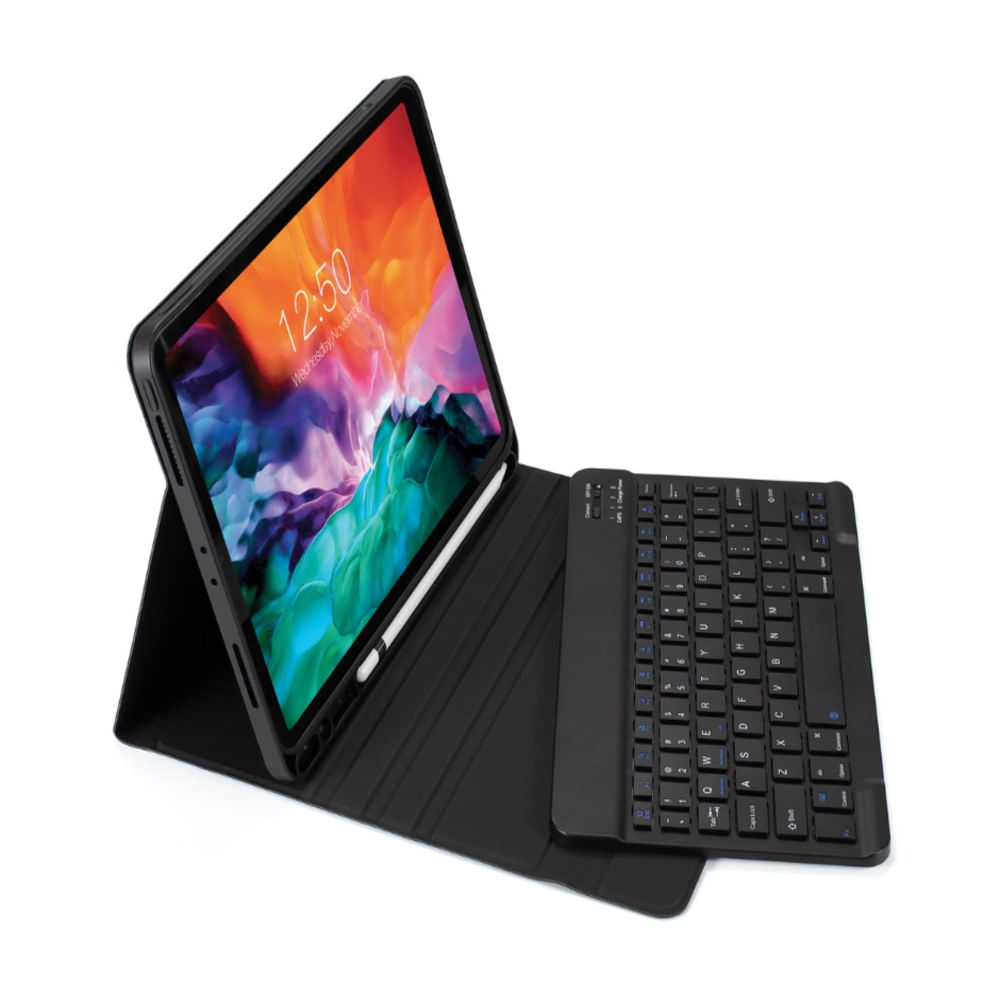 Imagen 2 del producto Case con Teclado BLUETOOTH iPad 10.5 (Air 3/Pro10.5) con portapencil, color negro