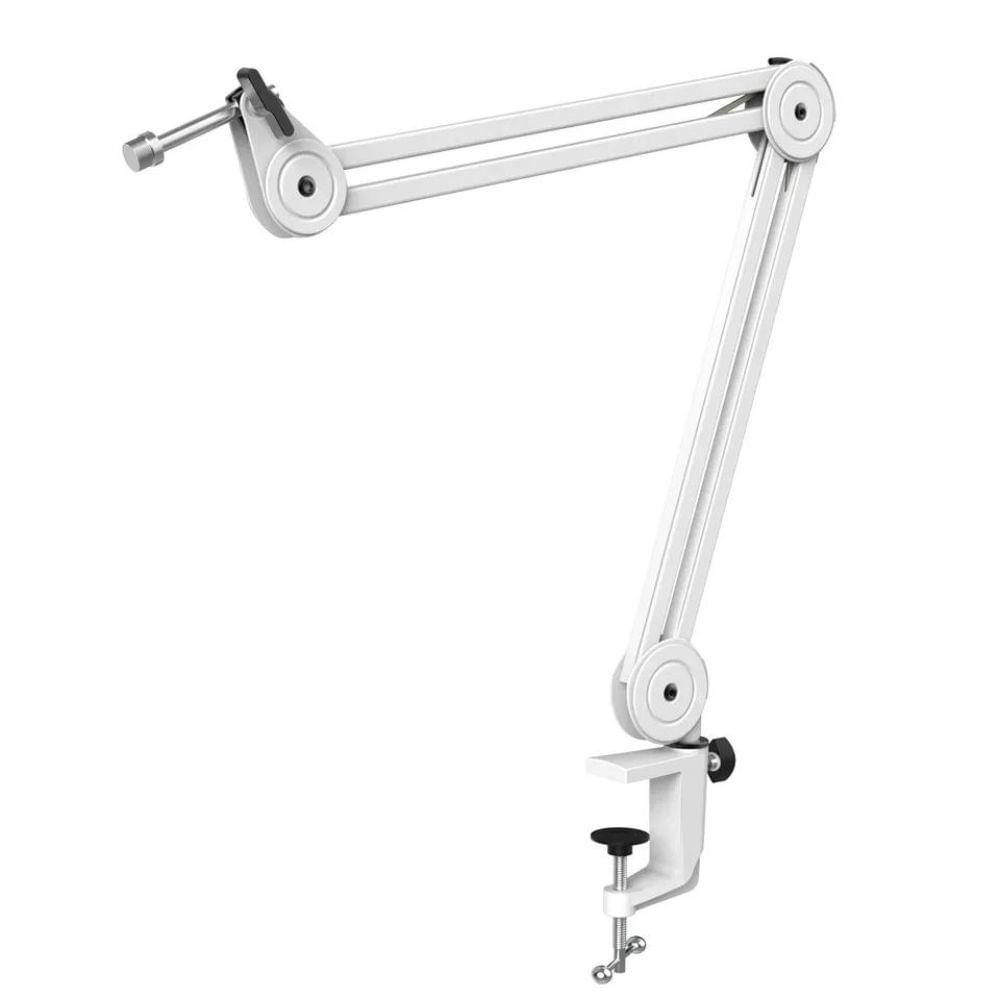 Brazo para micrófono Fifine BM63 180°/135°, máx 2 kilos, blanco