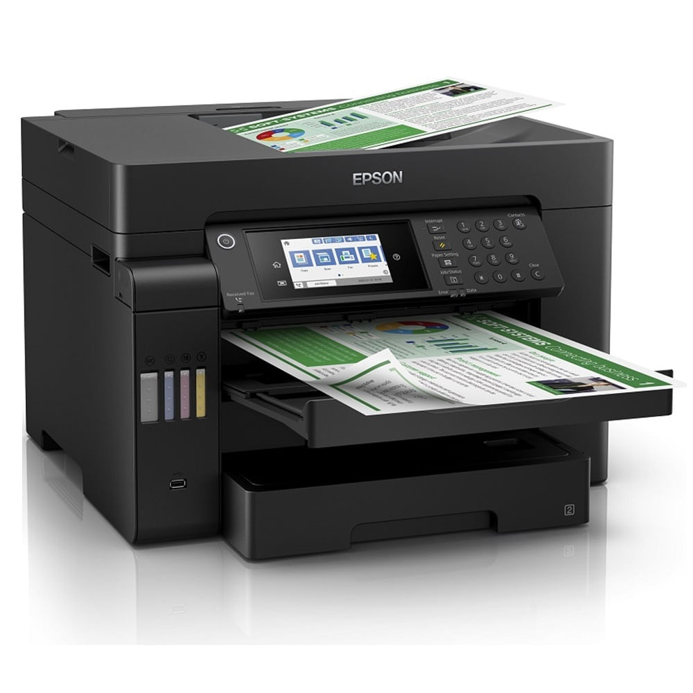 Imagen 2 del producto Impresora multifuncional Epson L15150, inyección de tinta, inalámbrica, Wi-Fi, con tanques recargables