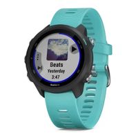 Reacondicionado: Smartwatch Garmin Forerunner 245 Music, gps, resistente al agua 5 ATM, máx. 7 días, turquesa