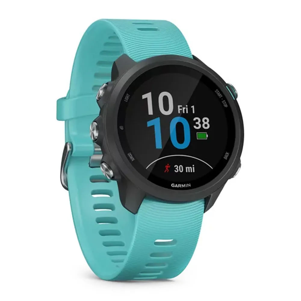 Imagen 2 del producto Reacondicionado: Smartwatch Garmin Forerunner 245 Music, gps, resistente al agua 5 ATM, máx. 7 días, turquesa