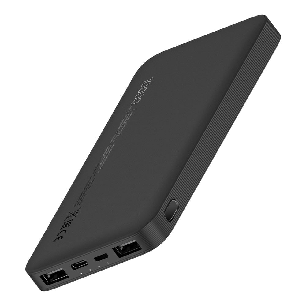 Imagen 2 del producto Reacondicionado: Batería externa Xiaomi Redmi 10000 mAh,10W, 2 usb + 1 tipo C, negro