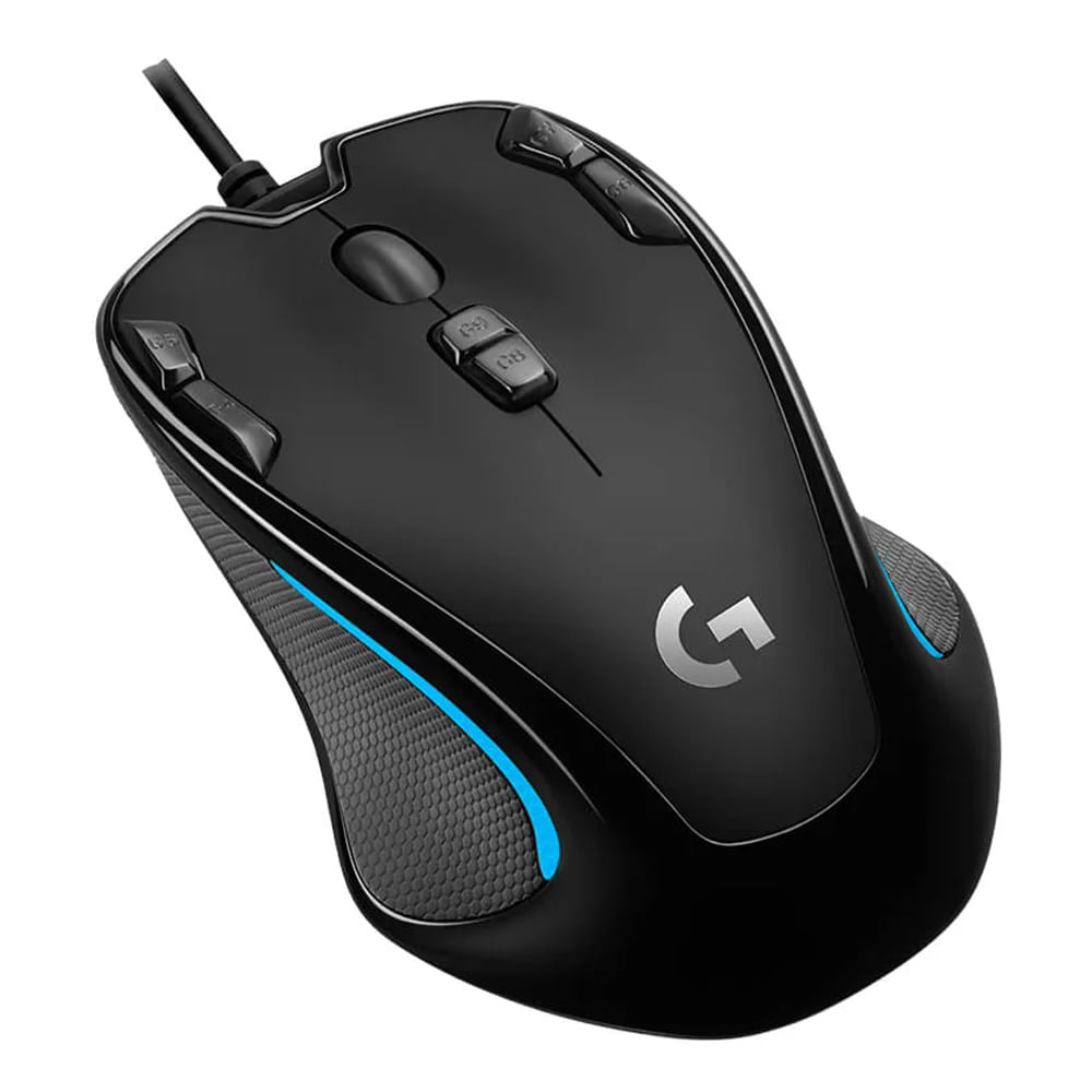 Imagen 2 del producto Reacondicionado: Mouse gamer alámbrico Logitech G300S, usb, 2500 dpi, 9 botones, luces RGB