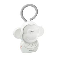 Reacondicionado: Monitor de sonido y ruido para bebés Vtech BC8211 Myla The Monkey, blanco