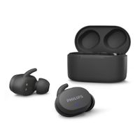 Reacondicionado: Audífonos bluetooth True Wireless Philips TAT3216 resistente al agua IPX5, duración máx. 6 horas, controles táctil, negro