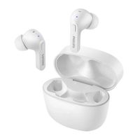 Reacondicionado: Audífonos bluetooth True Wireless Philips TAT2206WT resistente al agua IPX4, duración máx. 6 horas, blanco