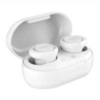 Reacondicionado: Audífonos bluetooth True Wireless Philips TAT1215WT resistente al agua IPX4, duración máx. 6 horas, blanco
