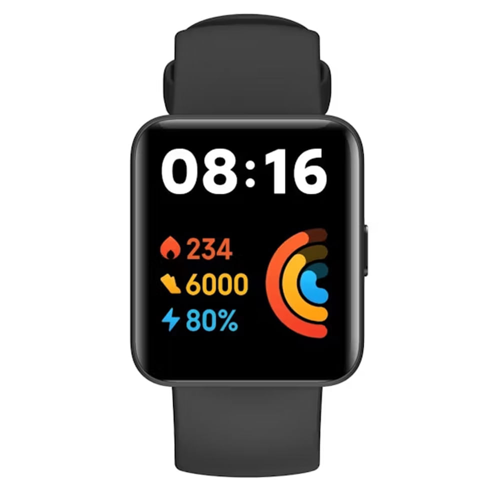 Imagen 2 del producto Reacondicionado: Smartwatch Xiaomi Redmi Watch 2 Lite GL, 1.55"", resistente al agua 5ATM, negro