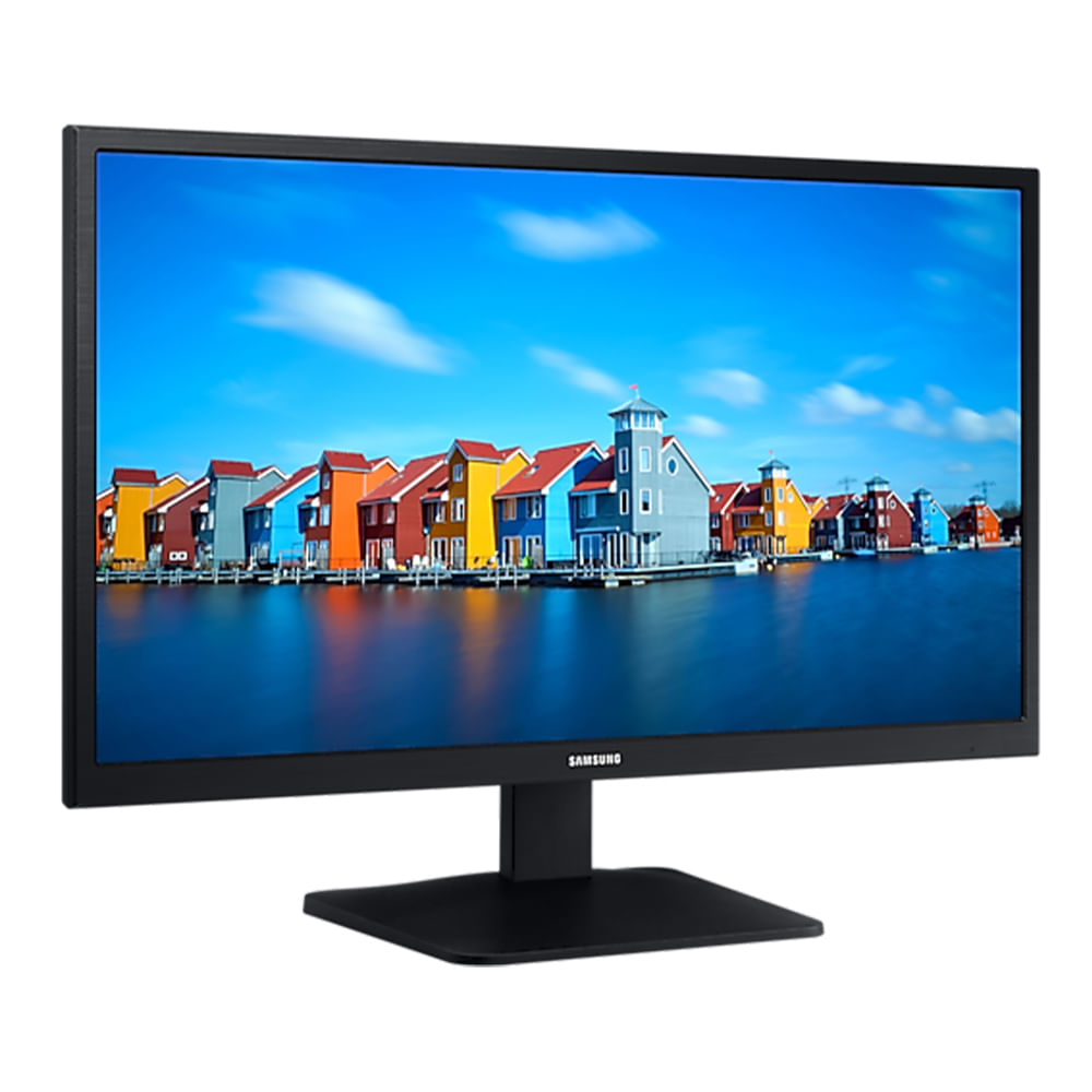 Imagen 2 del producto Monitor plano 18.5"" Samsung S19A330NHL Panel TN, WXGA(1366x768), 60Hz, 5ms, entradas HDMI/VGA, Flicker Free (reempacado)