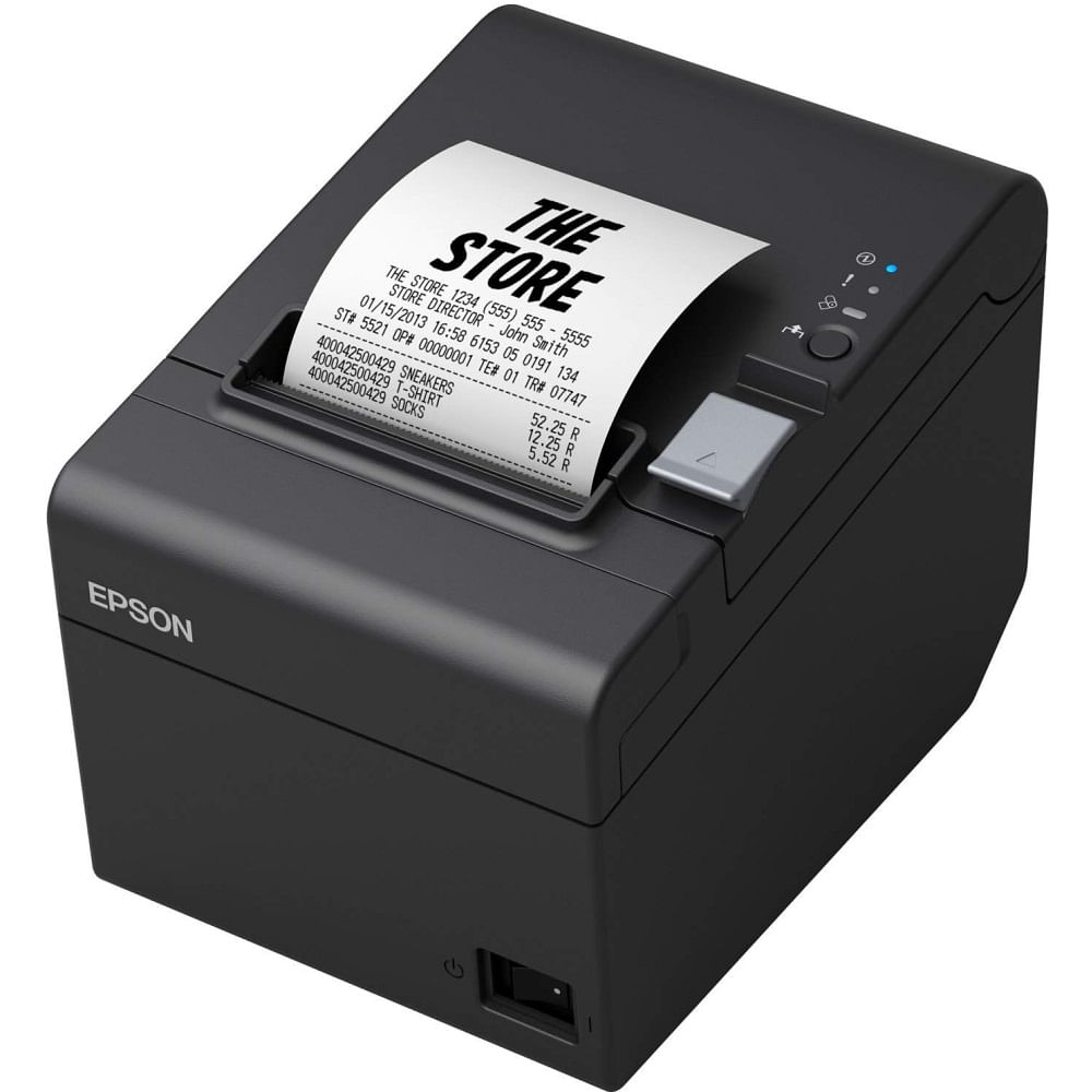 Imagen 1 del producto Impresora térmica Epson TM-T20III 80mm, conexión USB, negro