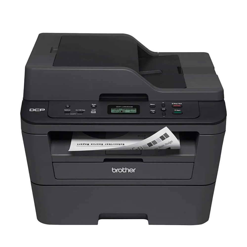 Imagen 1 del producto Impresora Multifuncional monocromática Brother DCP- L2540DW, inalámbrica, conexión wifi, negro