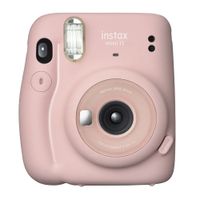 Reacondicionado: Cámara instantánea Fujifilm Instax mini 11 enfoque automático, lente 60mm, rosado