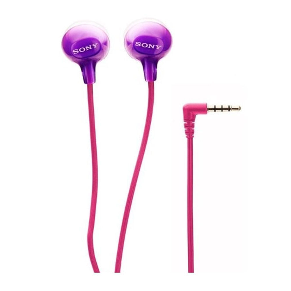 Imagen 2 del producto Reacondicionado: Audífonos in ear con micrófono Sony MDR-EX15AP almohadillas de silicona, conector 3.5 mm, control de llamadas, morado