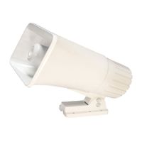 Reacondicionado: Sirena Opalux OP-90S-220 2 tonos ambulancia y patrullera, 90W, 220VAC, blanco