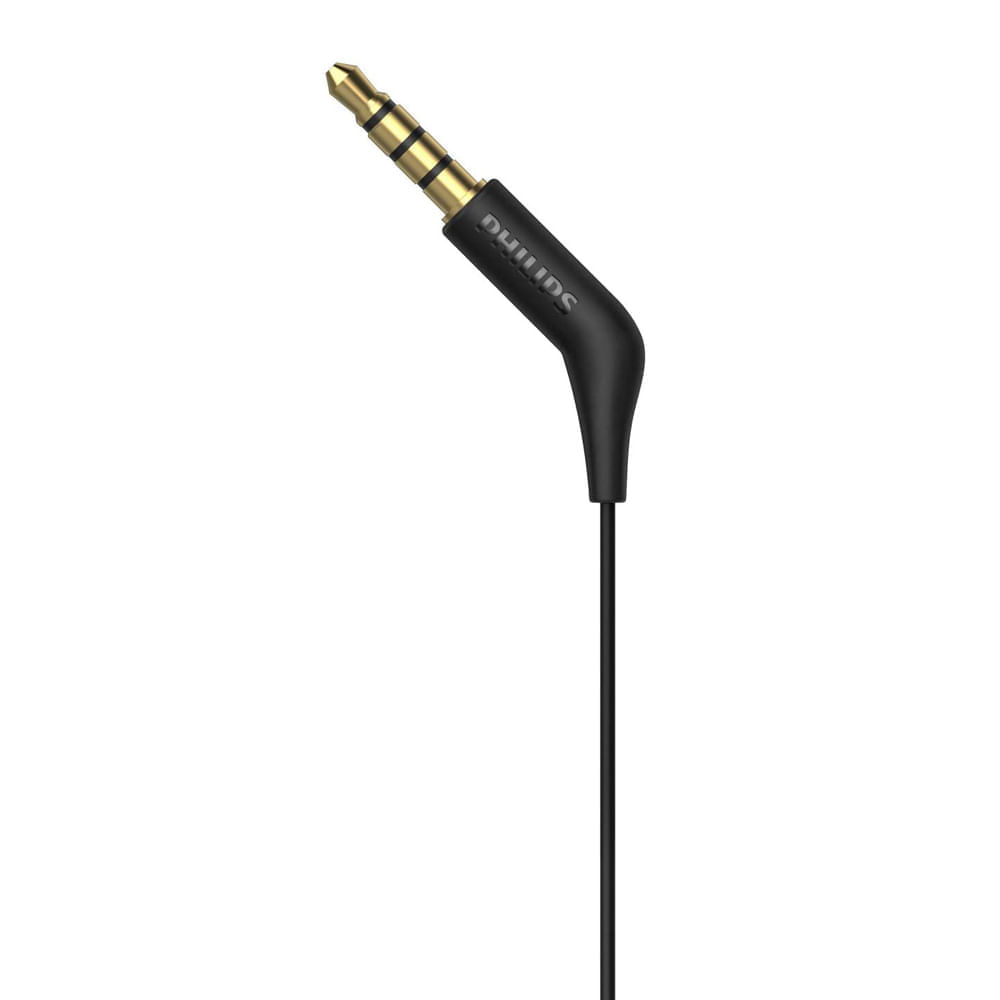 Imagen 2 del producto Reacondicionado: Audífonos in ear con micrófono Philips TAE1105 almohadillas intercambiables, conector 3.5 mm, control de música y llamadas, negro