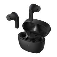 Reacondicionado: Audífonos bluetooth True Wireless Philips TAT2206BK resistente al agua IPX4, duración máx. 6 horas, negro