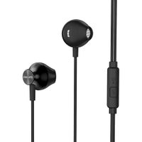 Reacondicionado: Audífonos in ear con micrófono  Philips TAUE101 conector 3.5 mm, control de música y llamadas, negro