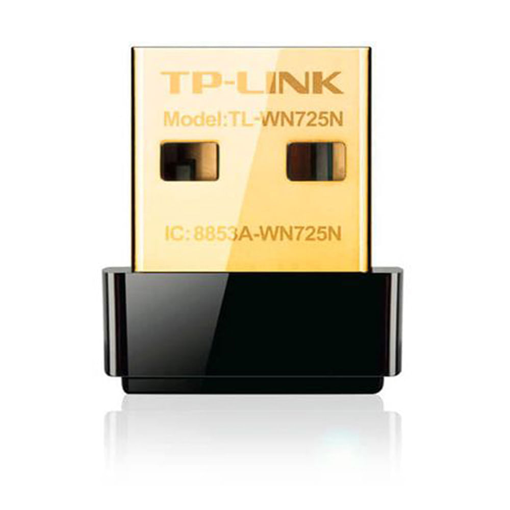 Imagen 2 del producto Reacondicionado: Adaptador de red TP-Link TL-WN725N mini, inalámbrico, frecuencia 2.4 GHz, conexión usb 2.0, 150 mbps