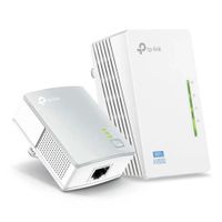 Reacondicionado: Kit extensor wifi TP-Link Powerline AV600, 2 adaptadores, 300 mbps, cobertura 300 metros
