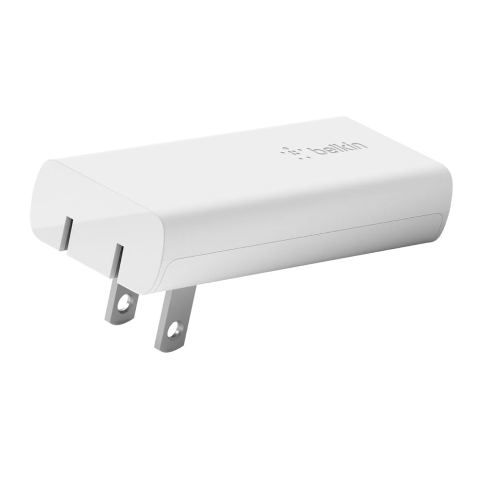 Imagen 2 del producto Reacondicionado: Cargador de pared + cable Belkin tipo C a tipo C, GaN 20W, carga rápida, blanco